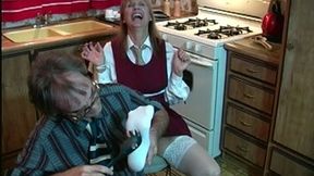 Domestic Tickling Series ( College Anatomy Four Cooking class ) Clip 2