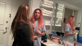 Man Feminized by Roommate as Discipline
