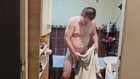 Cute Guy Takes a Quick Shower to Start His Day Fresh