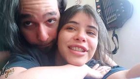 innocent selfie to hidden creampie: behind the sweet smile he was deep inside me, toy clit buzz, cowgirl ride & dripping cum finish - selena vega real amateur