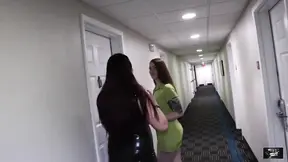 Cheating wife Allison Bloom gets creampied in an FFM threesome