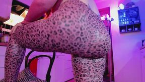 ass bhole worship joi leopard leggings