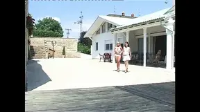 Sexy Dildo Shower in Pussy Between Three Beautiful Lesbian Sluts