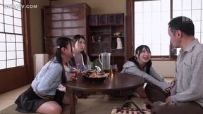 japanese Kana Yura 3 Petite Teens  Tsubomi Mochizuki, Hikaru Minasuki Jerk Off Their Uncle