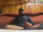 90s nostalgic jerkoff with huge cumshot
