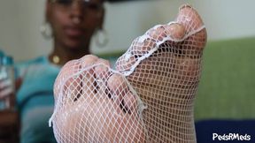 PrettyFeetDontCheat Fishnet Feet JOI