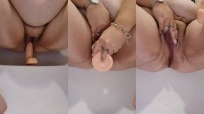 nouvelle video faite ce matin. gros plan sur ma chatte que je gode et qui gicle