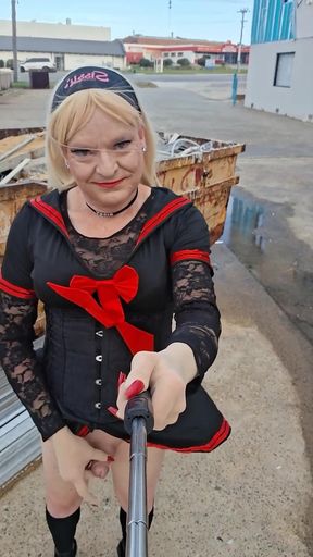 Sissymandy Red Sailor Dress
