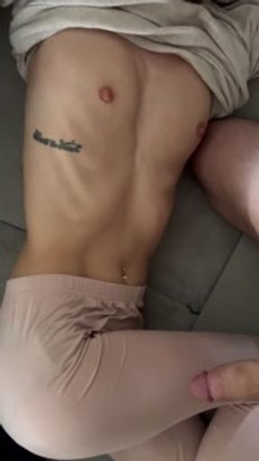 I wake her up stroking her with my cock