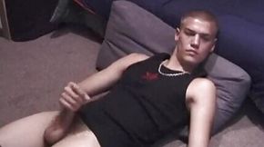 Horny Amateur Lance Jerking Off