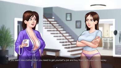 Summertime Saga Part 4 Animated Stepmilf Ruins Him With Huge Massage