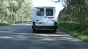 Fucked by ebony in publci bus outdoor