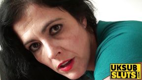 UKSubSluts com - Sweet UK milf enjoys rough ass&#x1F351; play in maledom paradise with master