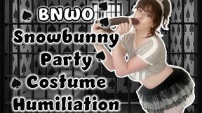 BNWO Snowbunny Party Costume Humiliation