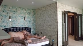 A Neighbor Came for a Morning Boner, Gave a Blowjob and Got a Mouthful of Cum