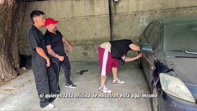 mecanicos latinos se cobran la cuenta con mi culo