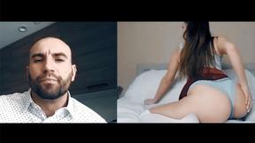 ”stepdad punishes stepdaughter by demanding that she spank herself”