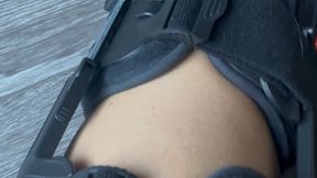 Taking a quick break from this tight brace