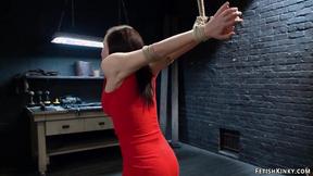 ”Bound big breasted whore rough fucked”