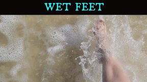 WET SANDY FEET by Domina Paulina