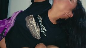 Day 1 with My Neighbor She Enters My Room and I Fuck Her Intensely in a Homemade POV Video with Real Moans and Hot Ending