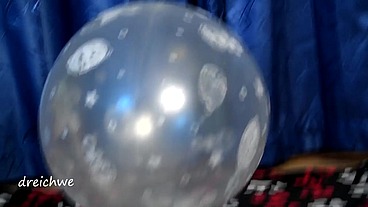 Fucking a transparent balloon