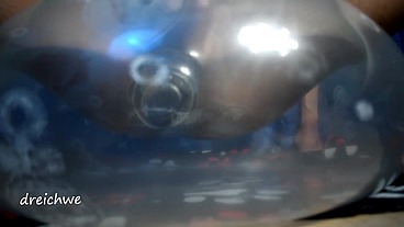 Fucking a transparent balloon