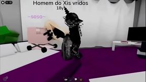 Loira alta foi brincar e aprendeu a li&ccedil_&atilde_o no brookhaven