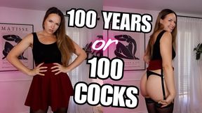 100 Years or 100 Cocks Encouraged Bi Chastity Challenge