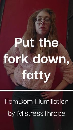 Fat Shame Piggy Humiliation for Small Dick LOSERS