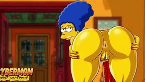Hot & Horny Married MILF Mrs. Simpson Gets Fucked Hard in Nasty Cartoon Compilation – Panty Sniffing, Gloryhole Cheating & More