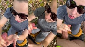 je suce une bite en randonnee je suis parti en foret pour faire une bonne ...