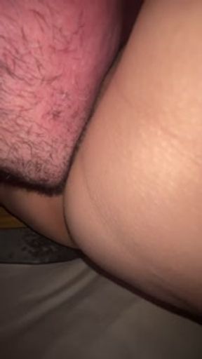 The girl experienced an orgasm from cunnilingus