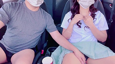 Hot and Wild Filipina Car Sex With A Stranger