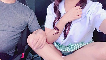 Hot and Wild Filipina Car Sex With A Stranger