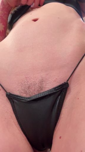 Curvy woman enjoys herself in the Naked Bakers kitchen