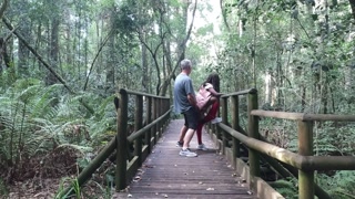 Sexcation Part 5 - We have sex in the Garden of Eden and nearly got caught