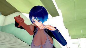 Helping My Horny Classmate In The Corridor With Kinky 3D Hentai Sex Fantasies