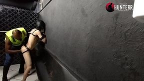 fisting seguranca fazendo banheirao