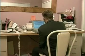 Vintage studs fucking at the office.