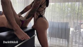 I sensually satisfy my boyfriend with the help of my hands and fingers