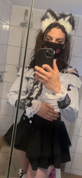 first time crossdressing :P