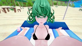 Anime babe gets pounded on the beach