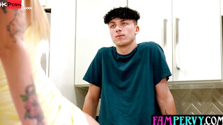 Step-Nephews Surprise - Hot Step Auntie Fucked Hard & Creampied