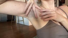 Worship my hair armpits