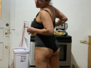 Anna maria mature latina sexy Dominican MILF in black part 2
