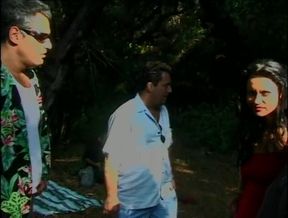 Threesome in the woods with amazing girls