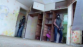 Woman caught and drilled in an abandoned abode