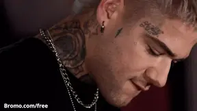 Tattooed Stud Mickey Taylor Fucks The Cum Out Of Tyler Berg Before Jizzing All Over His Chest - StepBro