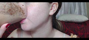 Eating and Having My Breakfast.